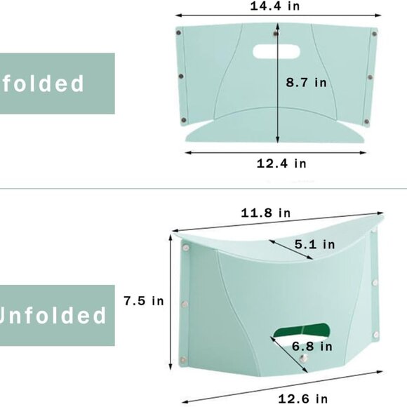 Multifunctional Portable Chair Home Travel Outdoor Portable Folding Stool Hand - Picture 2 of 10